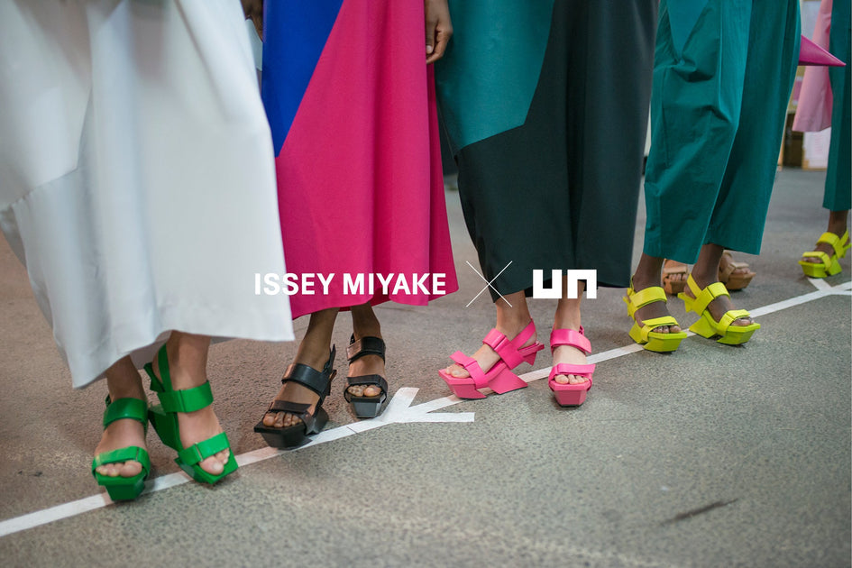 ISSEY MIYAKE X UN SHOE PROJECTS THROUGHOUT THE