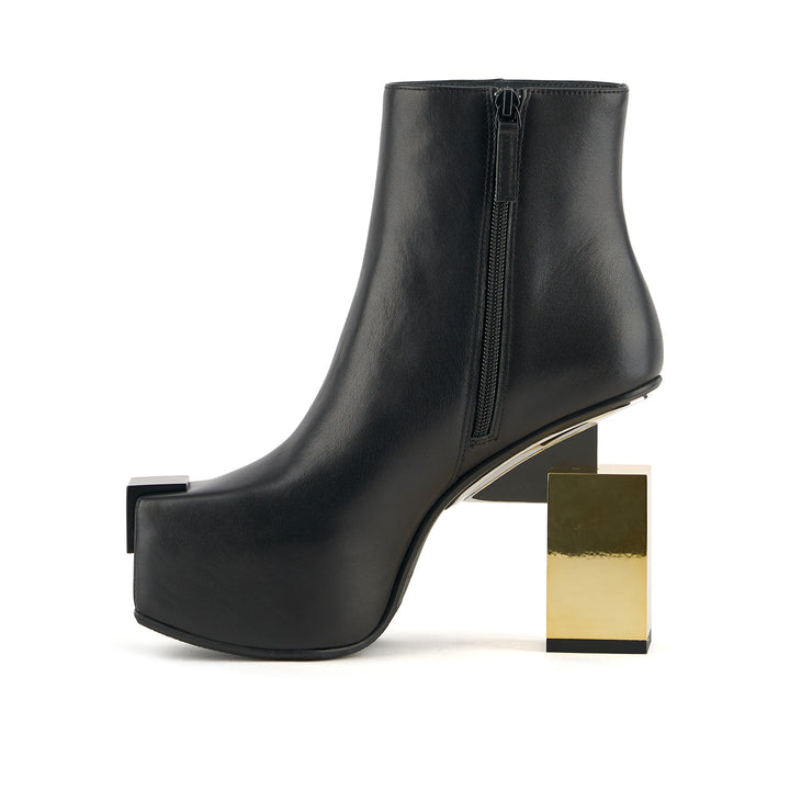 cubist bootie black 3 inside view