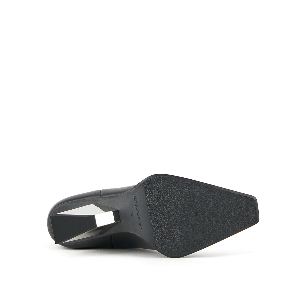 rockit pull on bootie black 6 bottom view