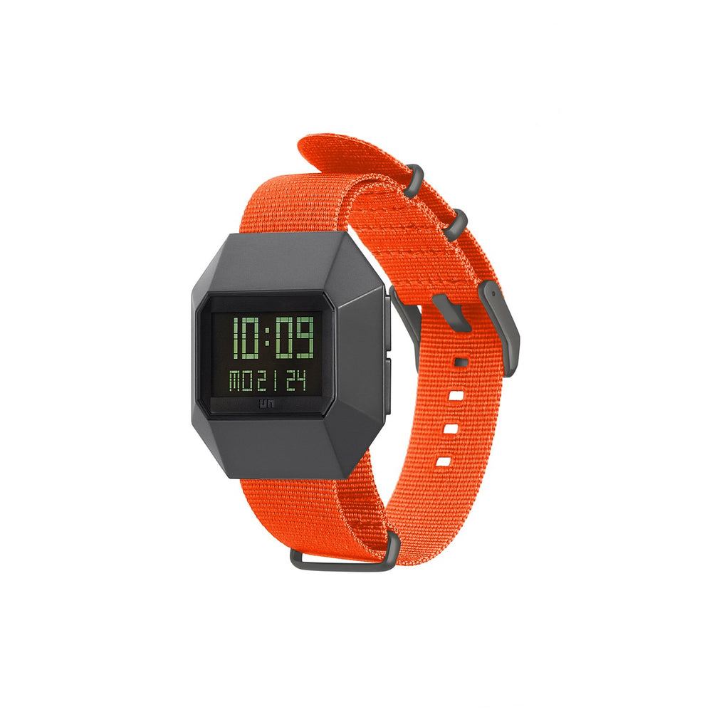 stealth digital nylon orange front view