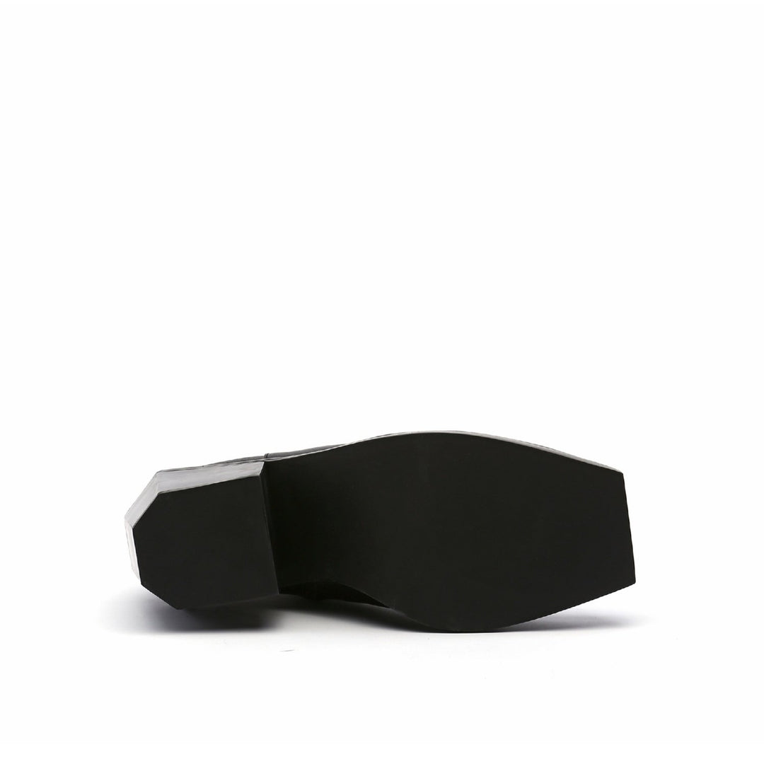SRxUN Ankle Boot Womens Black bottom view