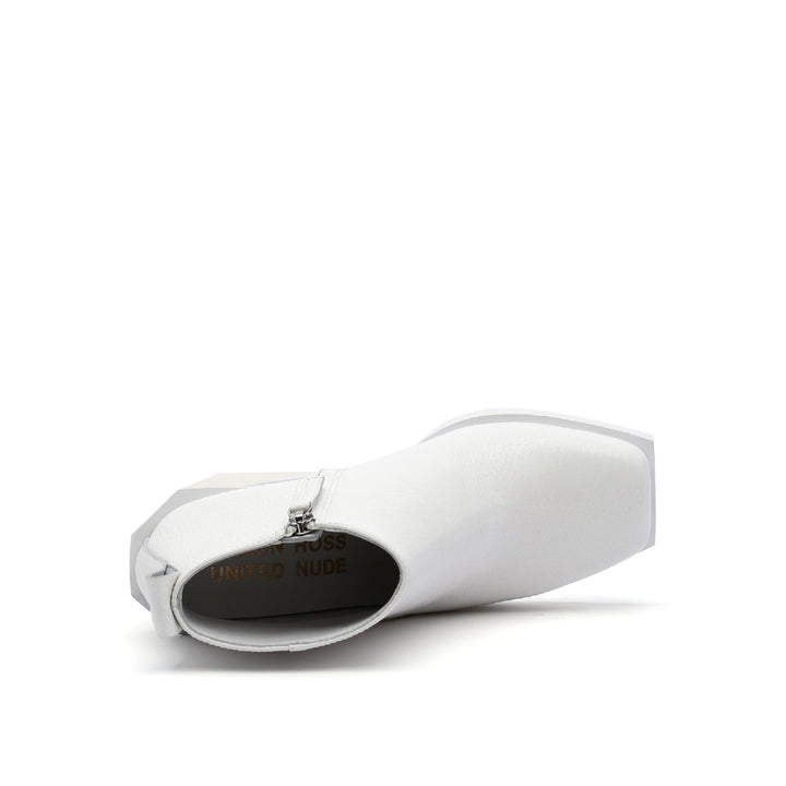 SRxUN Ankle Boot Womens White top view