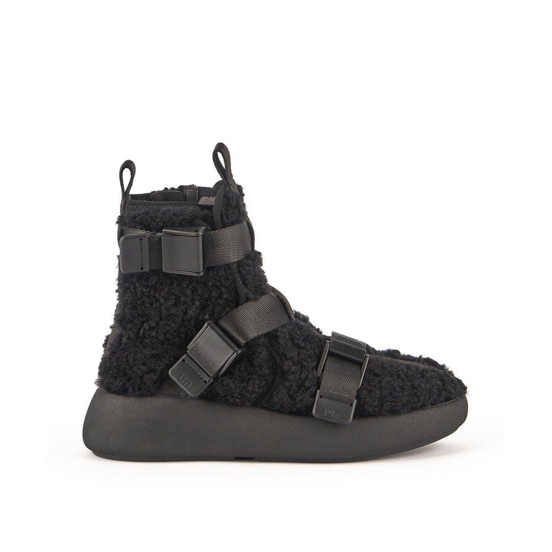 bo galaxy lady shearling black 1 outside view aw23