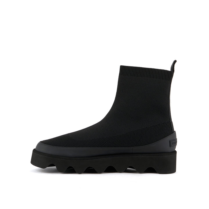 bounce 3 short boot black 3 inside view