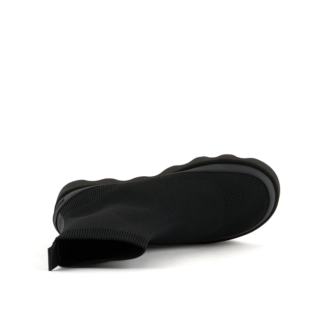 bounce 3 short boot black 5 top view