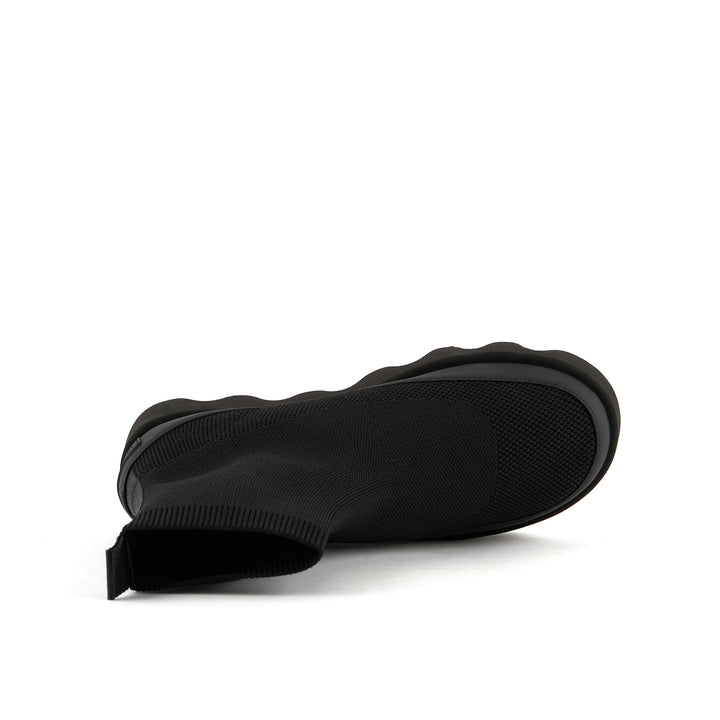 bounce 3 short boot black 5 top view