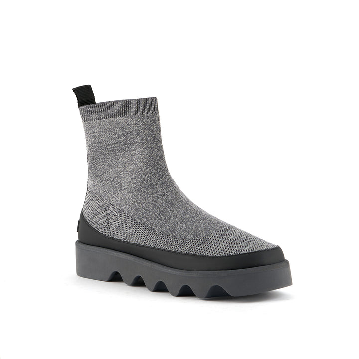 bounce 3 short boot gray hued 2 angle out view