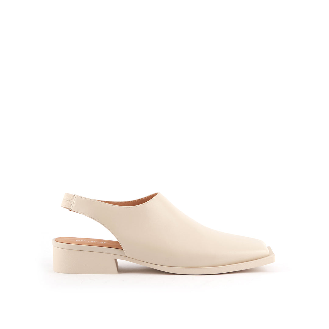 fin flat light beige outside view