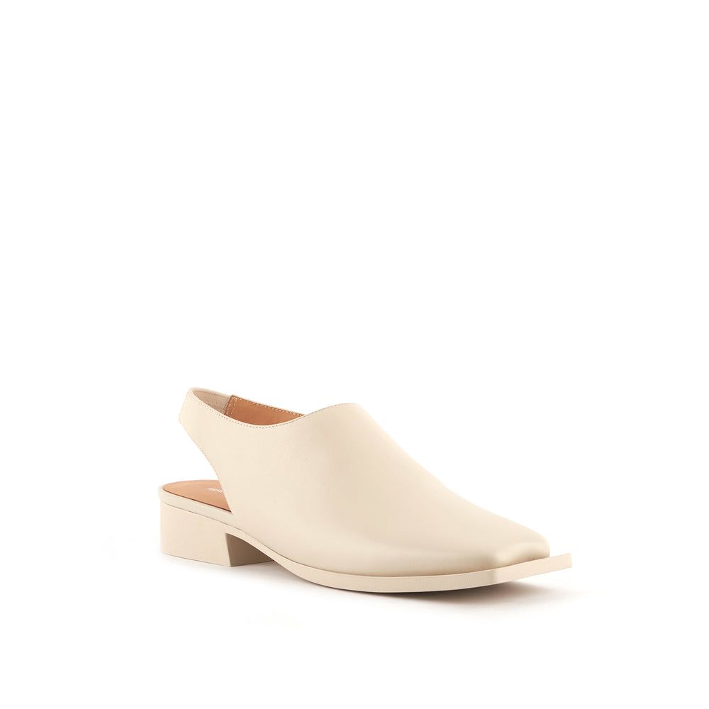 fin flat light beige angle out view
