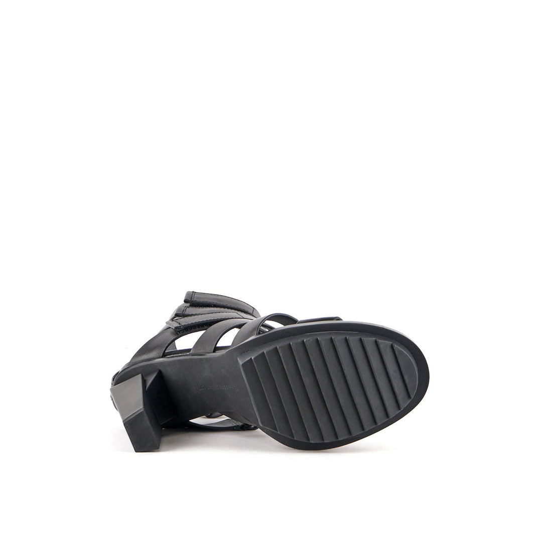 lev roma hi black nappa bottom view