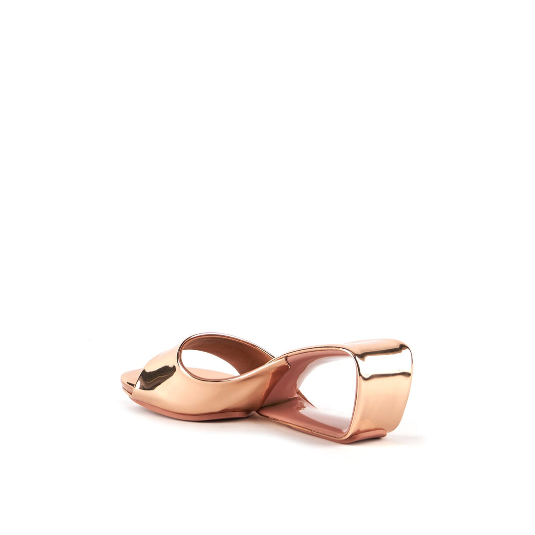 mobius mid mirror rose gold angle in view