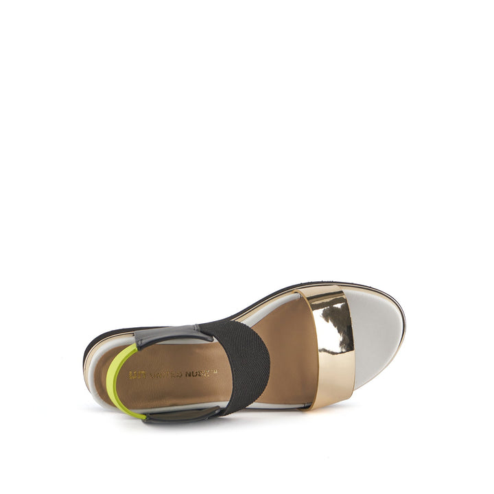 rico sandal bronze top view