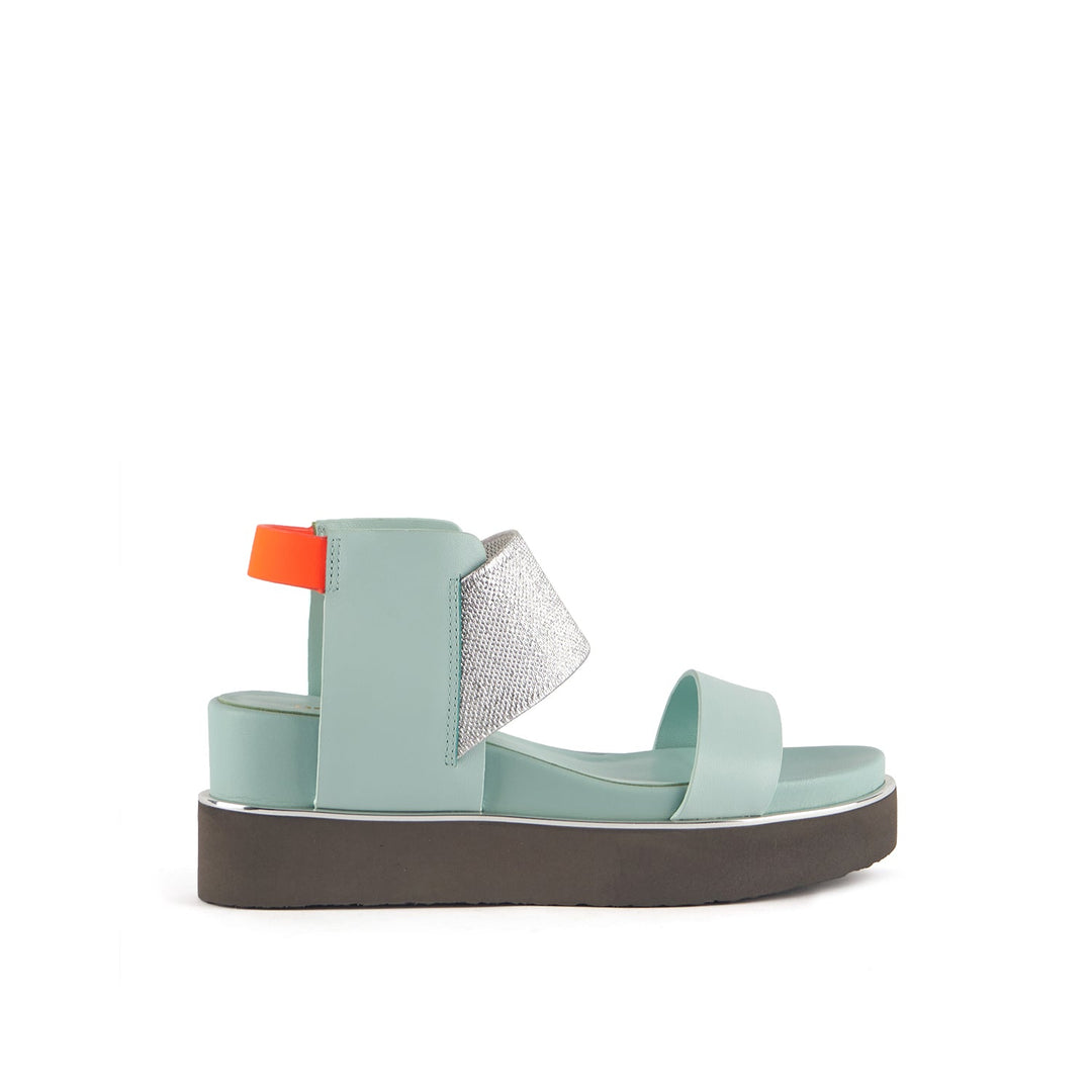 rico sandal fresh mint outside view