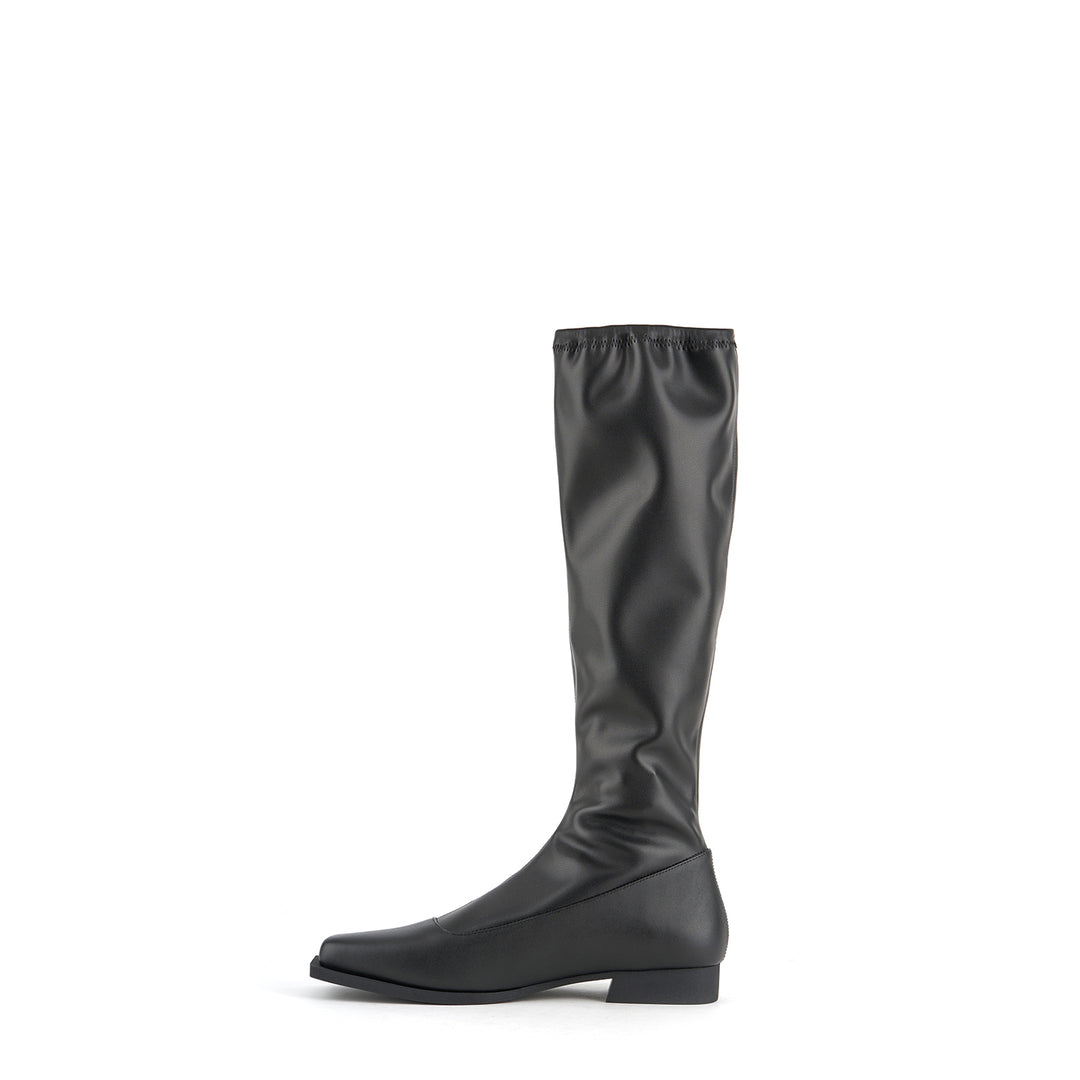 stem long boot black inside view
