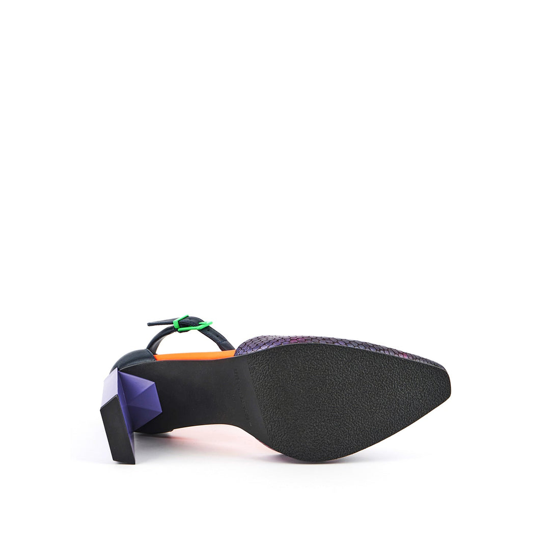 tara dorsey hi purple snake 6 bottom view aw23