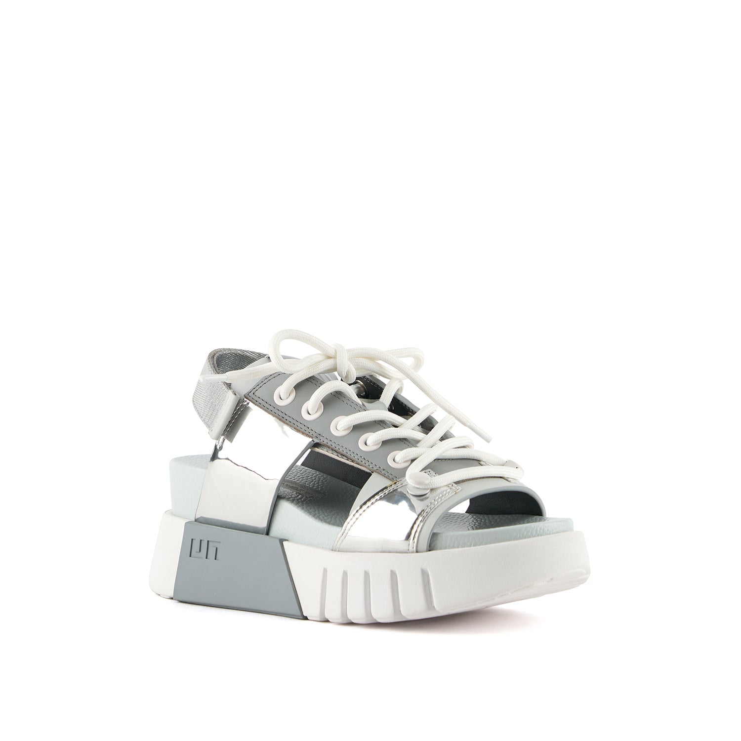 united nude　Delta Pure Pump silver NIB UNITED NUDE ICONIC ARCHITECTURAL DESIGN EAMZ SILVER PUMP