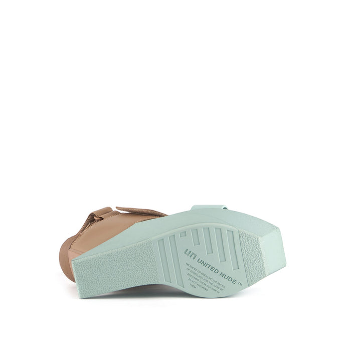 delta wedge sandal fresh mint bottom view