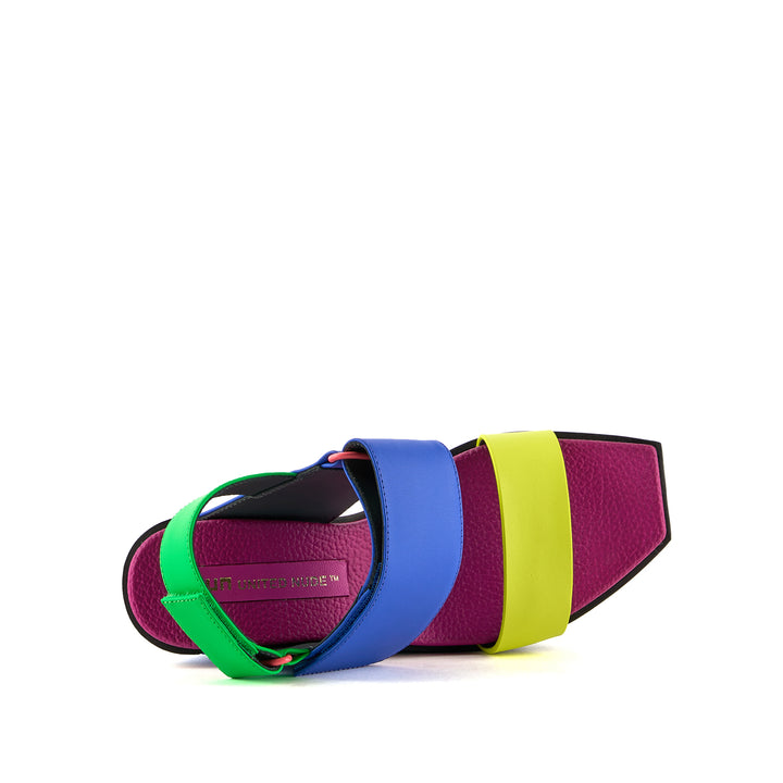 delta wedge sandal neon flair 5 top