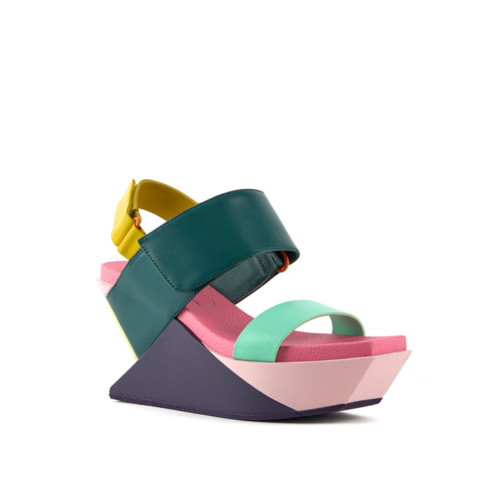 delta wedge sandal summer hues 2 angle out