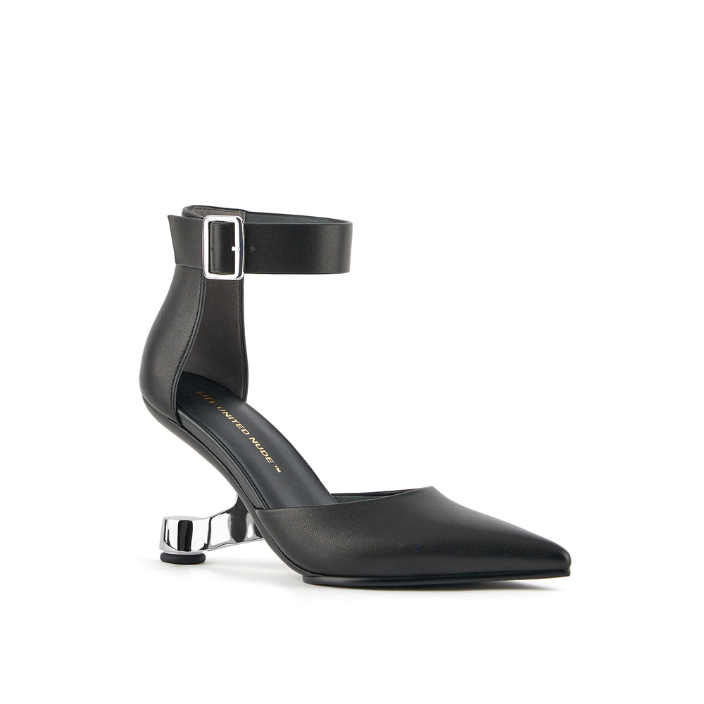 eamz dorsey black silver 2 angle out view