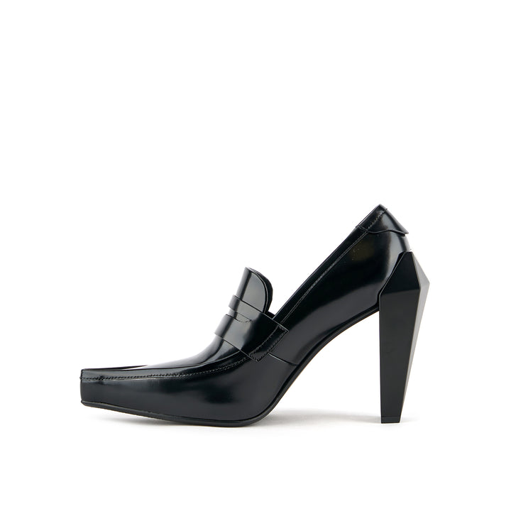 gem loafer hi black 3 inside view