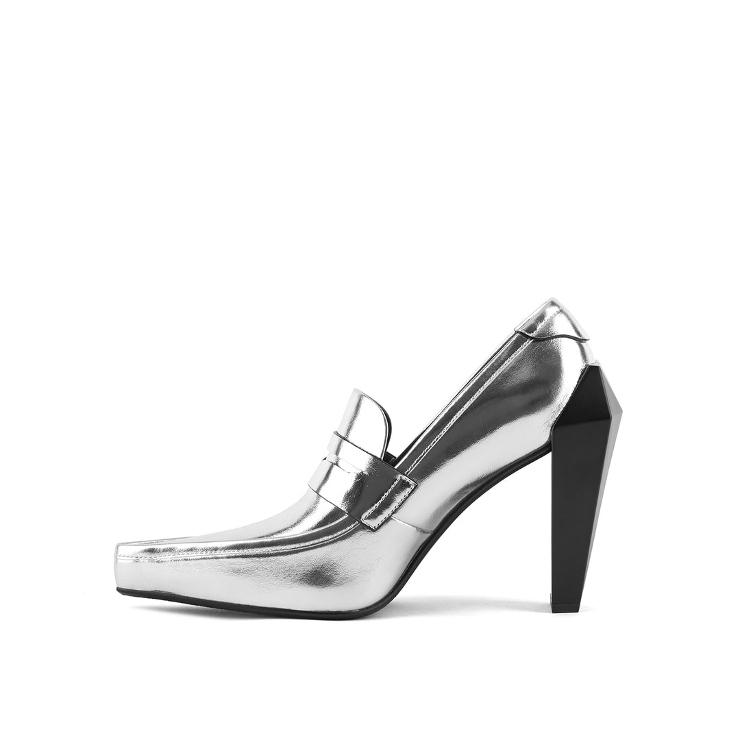 gem loafer hi silver 3 inside view