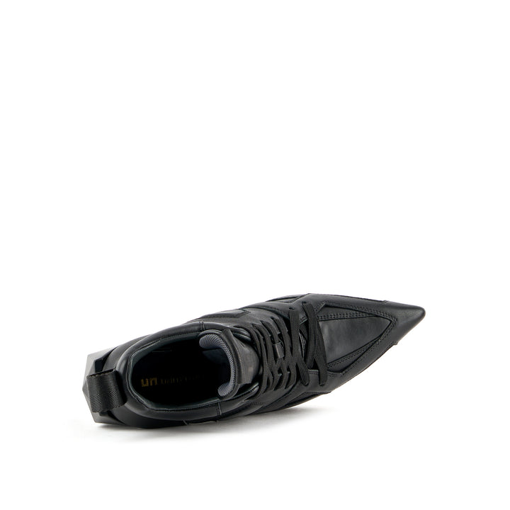 gem sneaker hi black 5 top view
