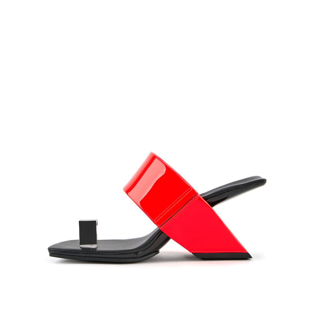 loop toe hi cube ring fluo red 3 inside