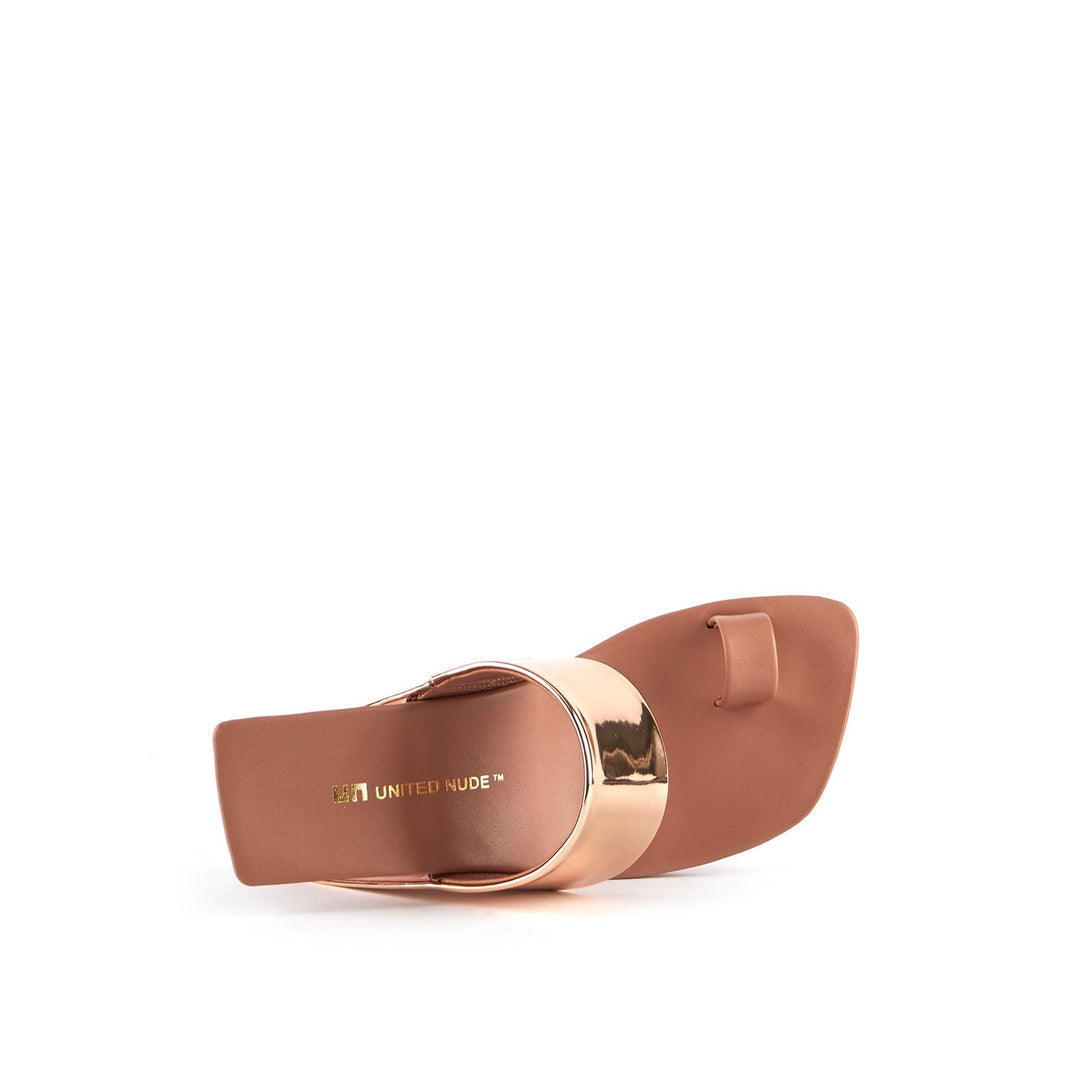 loop toe hi rose gold top view