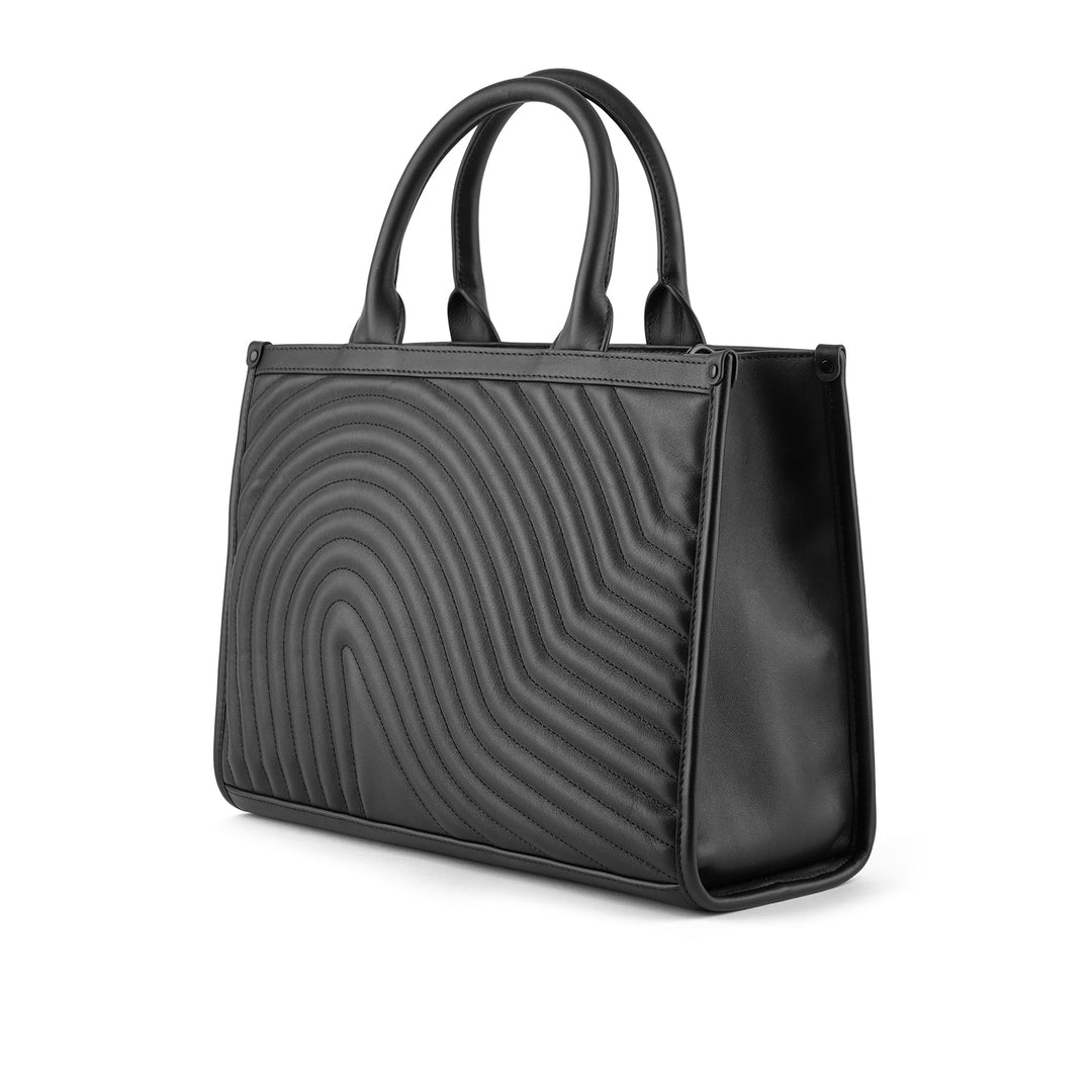 luna bag black 2 angle out