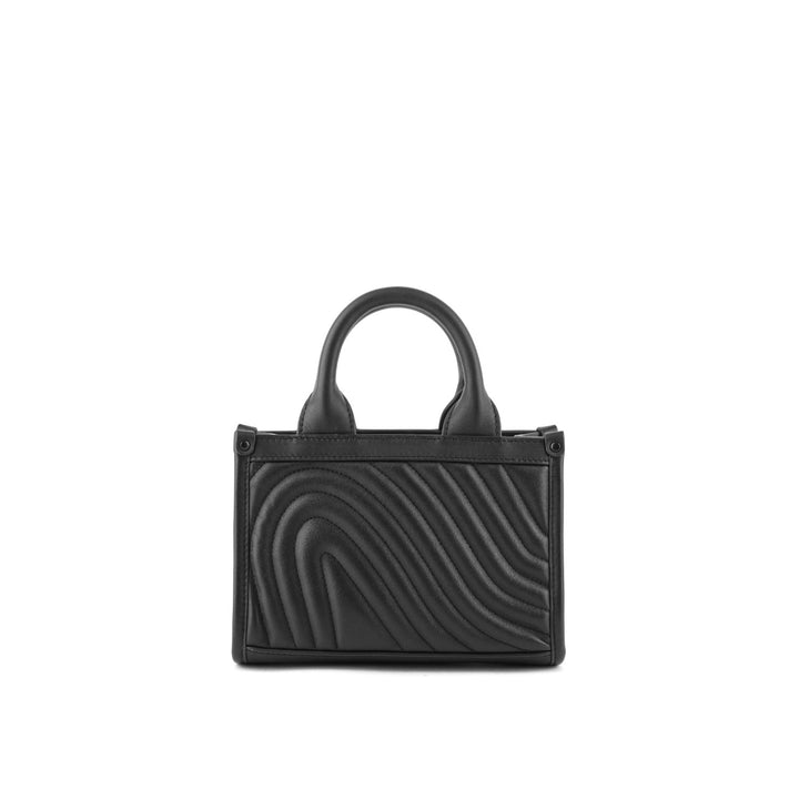 mini luna bag black 1 outside
