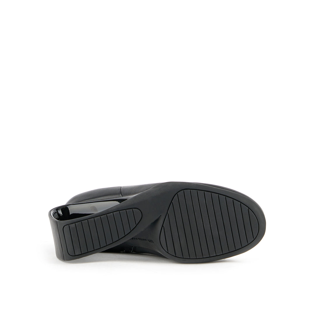 mobius ankle bootie hi black 6 bottom view