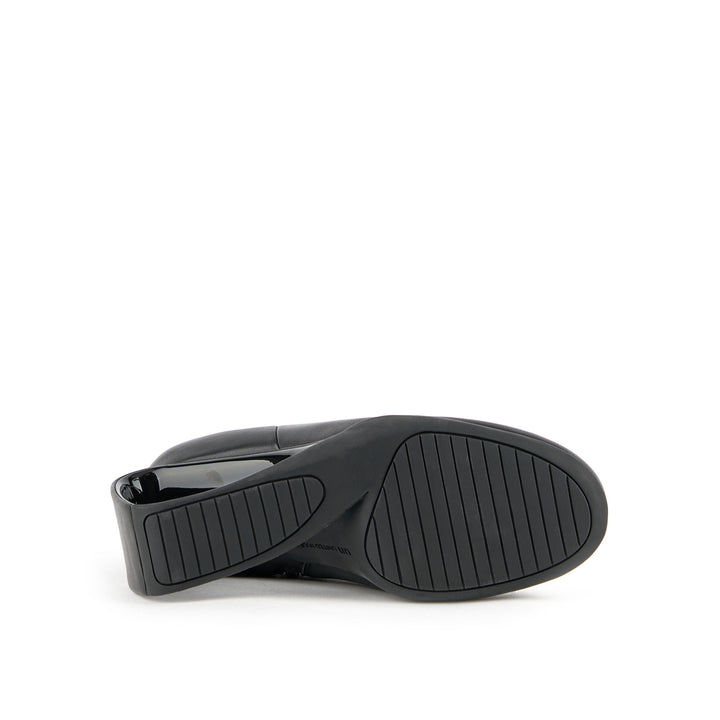 mobius ankle bootie hi black 6 bottom view
