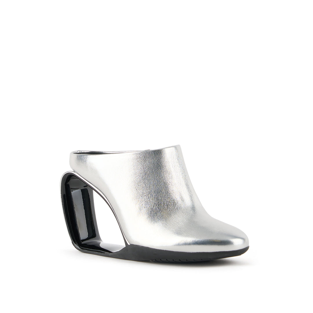 mobius mule hi silver 2 angle out view