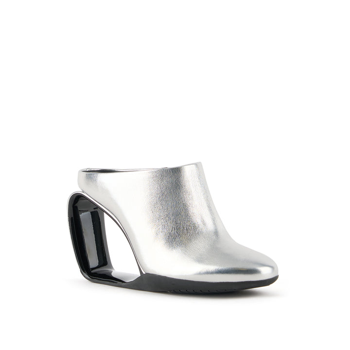 mobius mule hi silver 2 angle out view