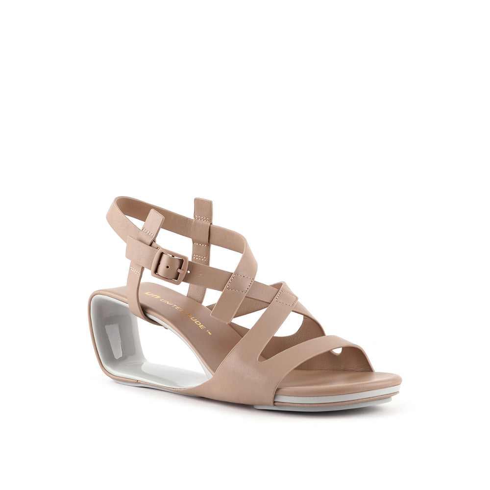 mobius straps mid timeless taupe 2 angle out