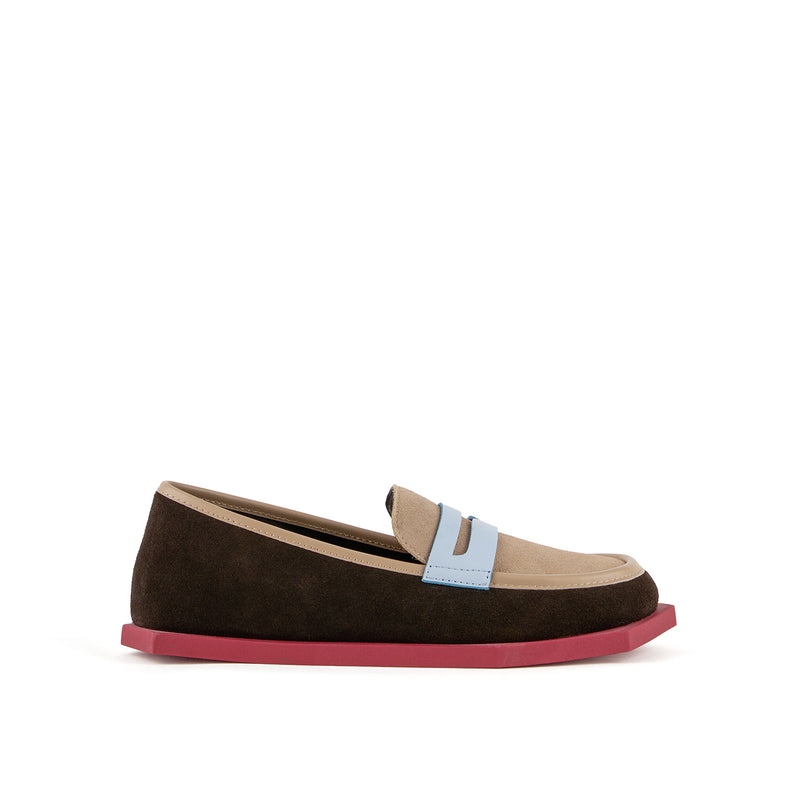 poly loafer lo unisex l amber glow 1 outside