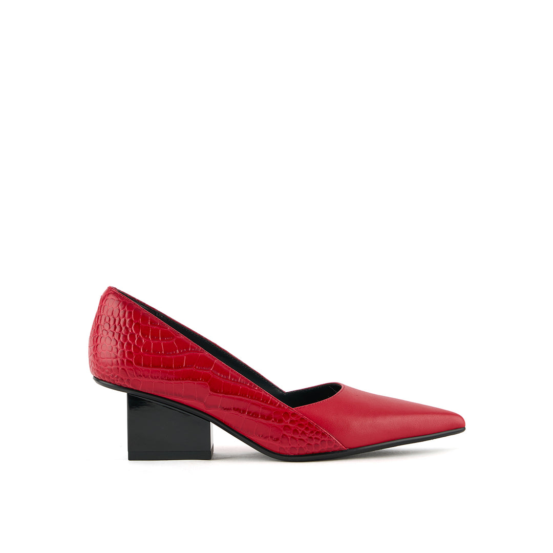 raila pump crimson 1 outside view