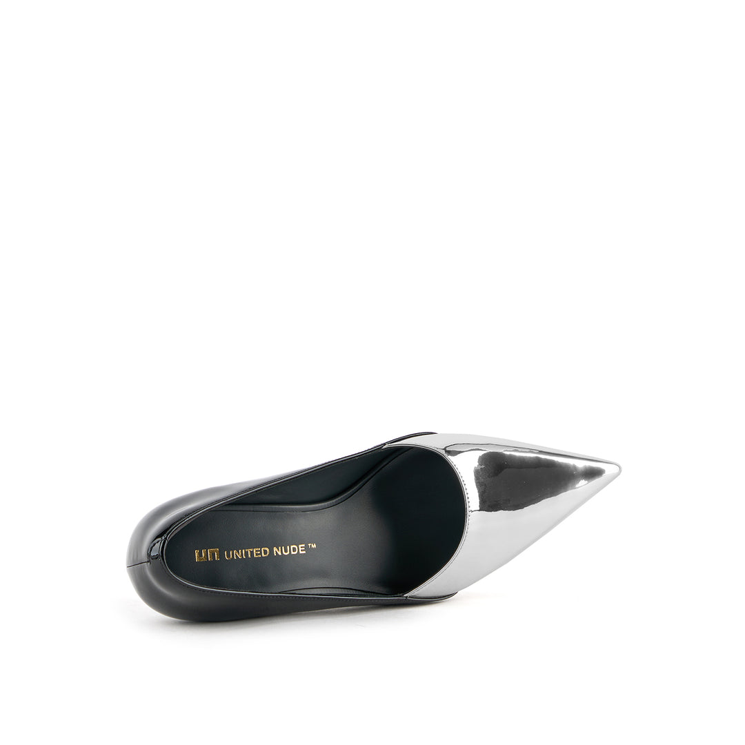 raila pump silver black 5 top view