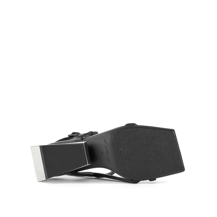 ricky strappy mid black 6 bottom