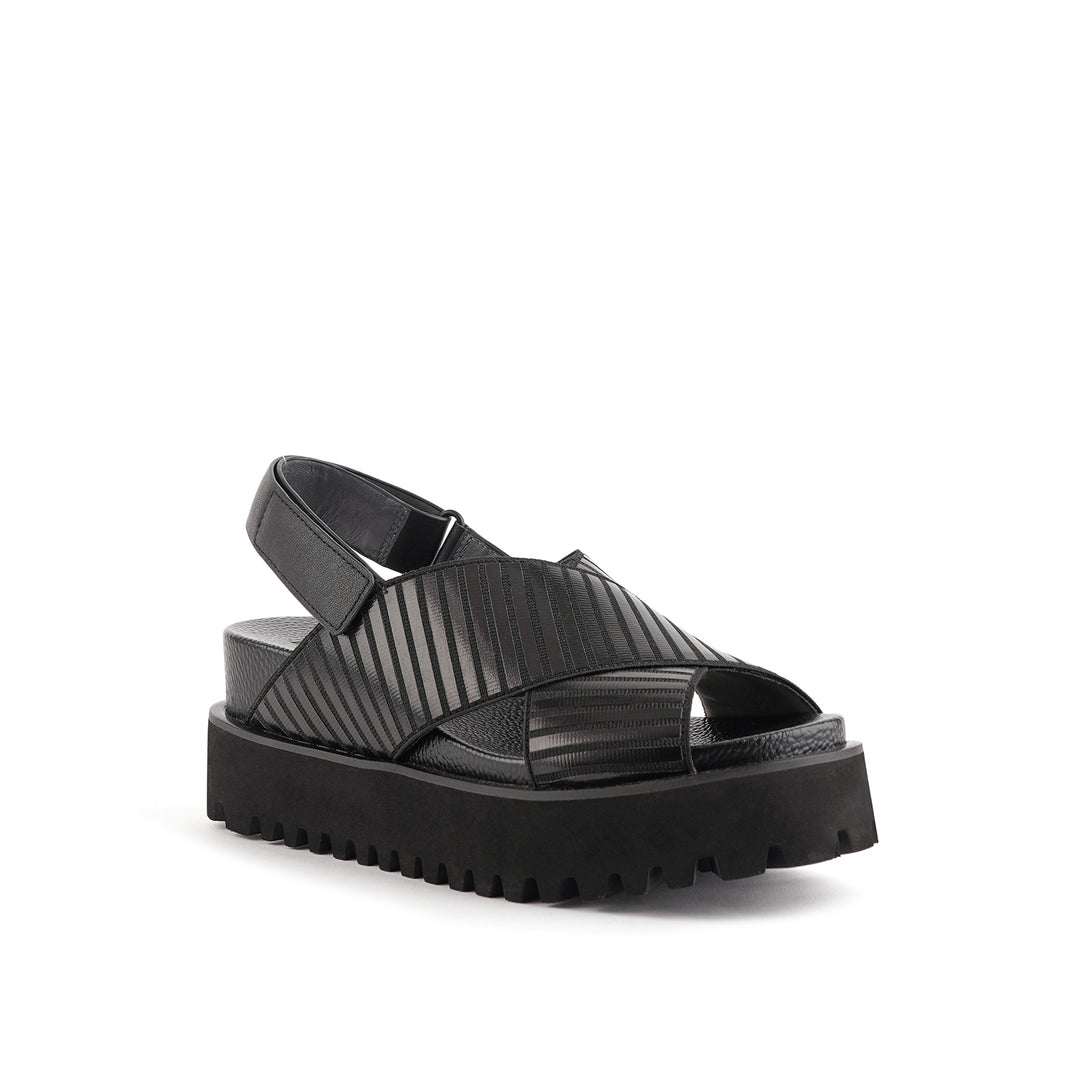 rico x sandal black 2 angle out