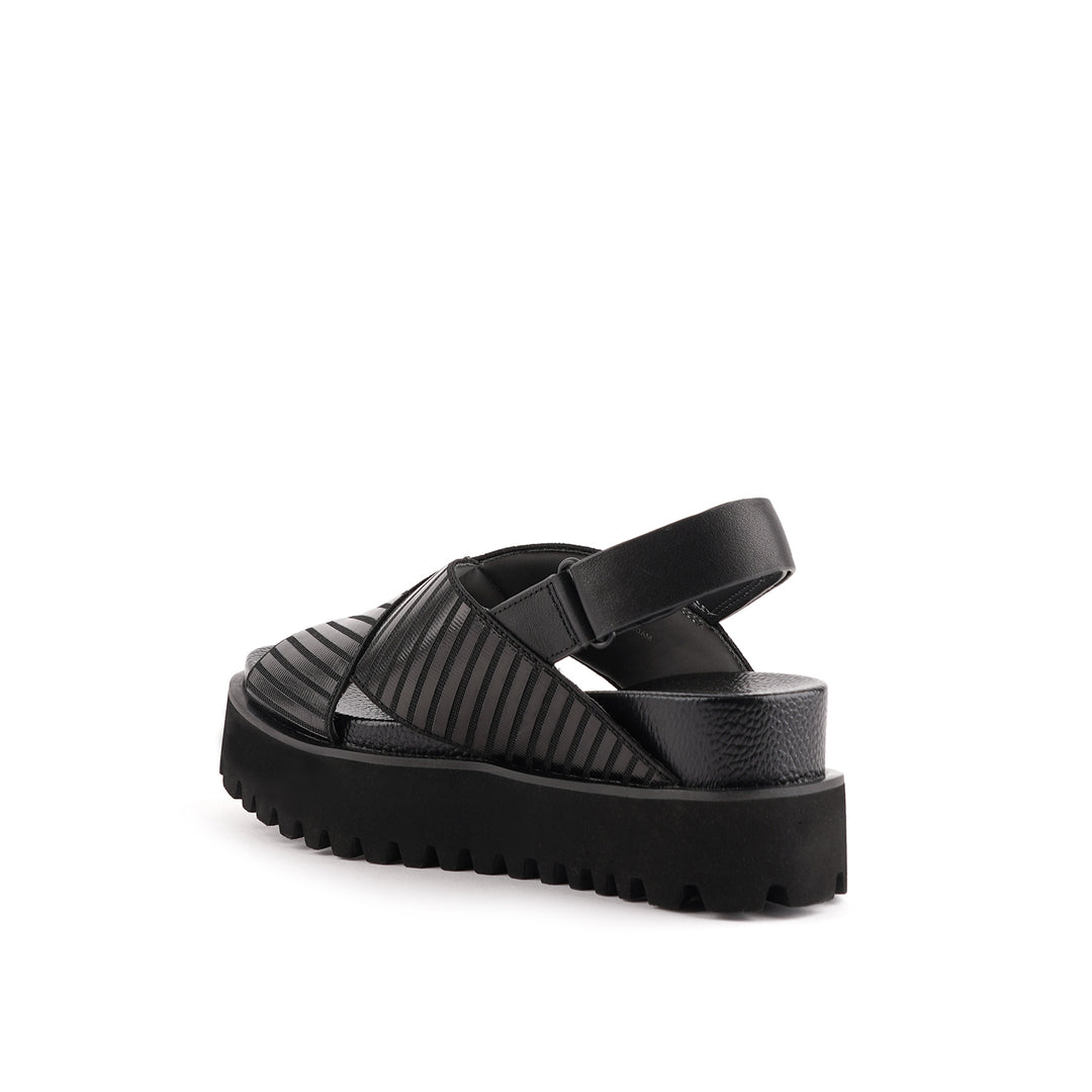 rico x sandal black 4 angle in