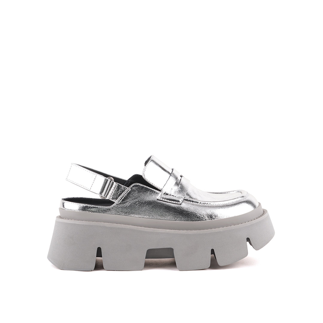 stomper loafer silver 1 outside