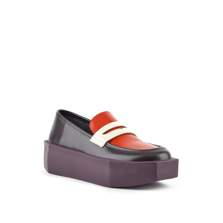 stone loafer lo cocoa mix 2 angle out