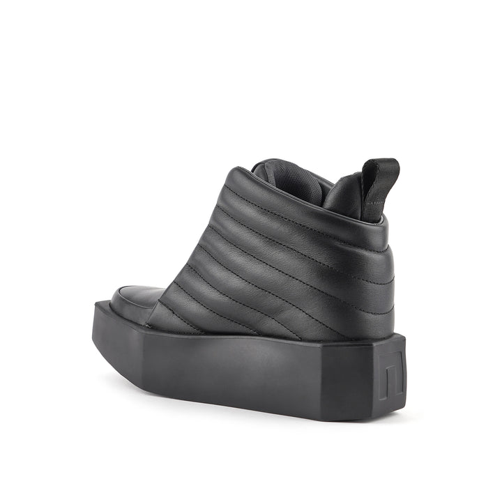 stone puffy mid black 4 angle in