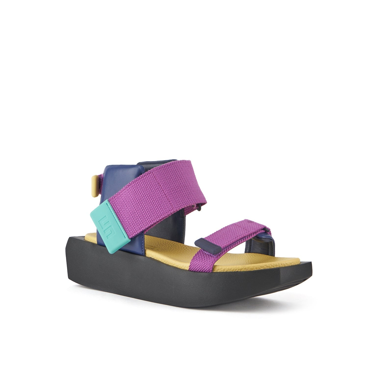 ★送料・関税込★UNITED NUDE★WA LO STRAP SANDAL★韓国発★ United Nude Wa Lo - Turquoise/Orchid Pink | Garmentory