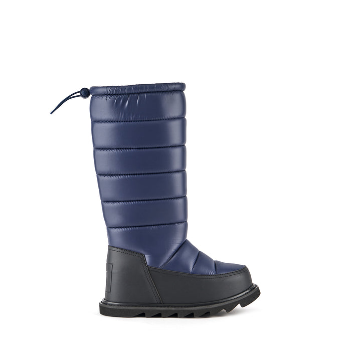 zembla bubble boot midnight blue 1 outside view