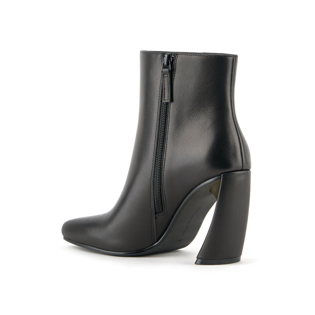 zuma bootie hi black gold 4 angle in view