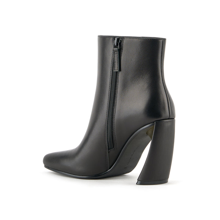 zuma bootie hi black gold 4 angle in view