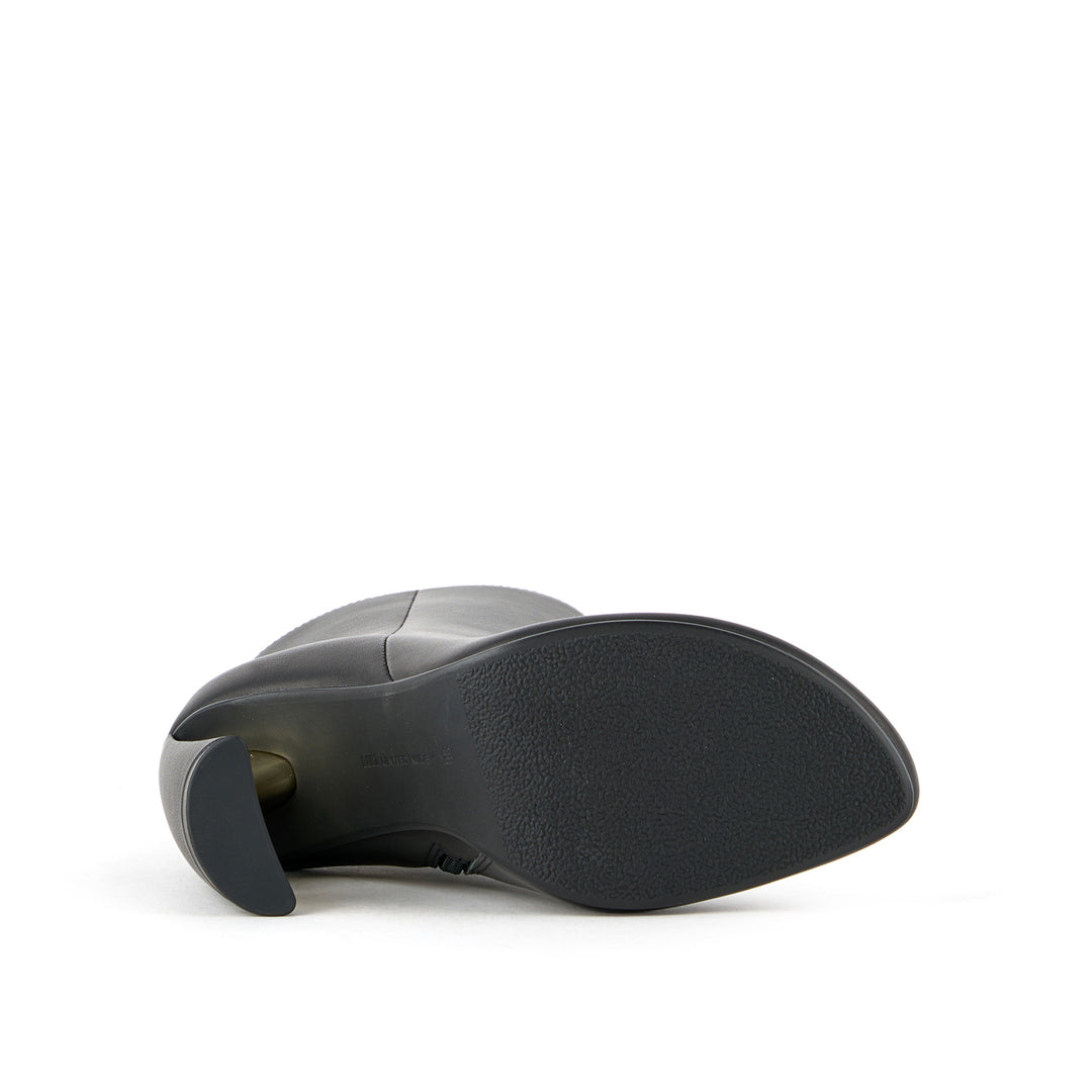 zuma bootie hi black gold 6 bottom view